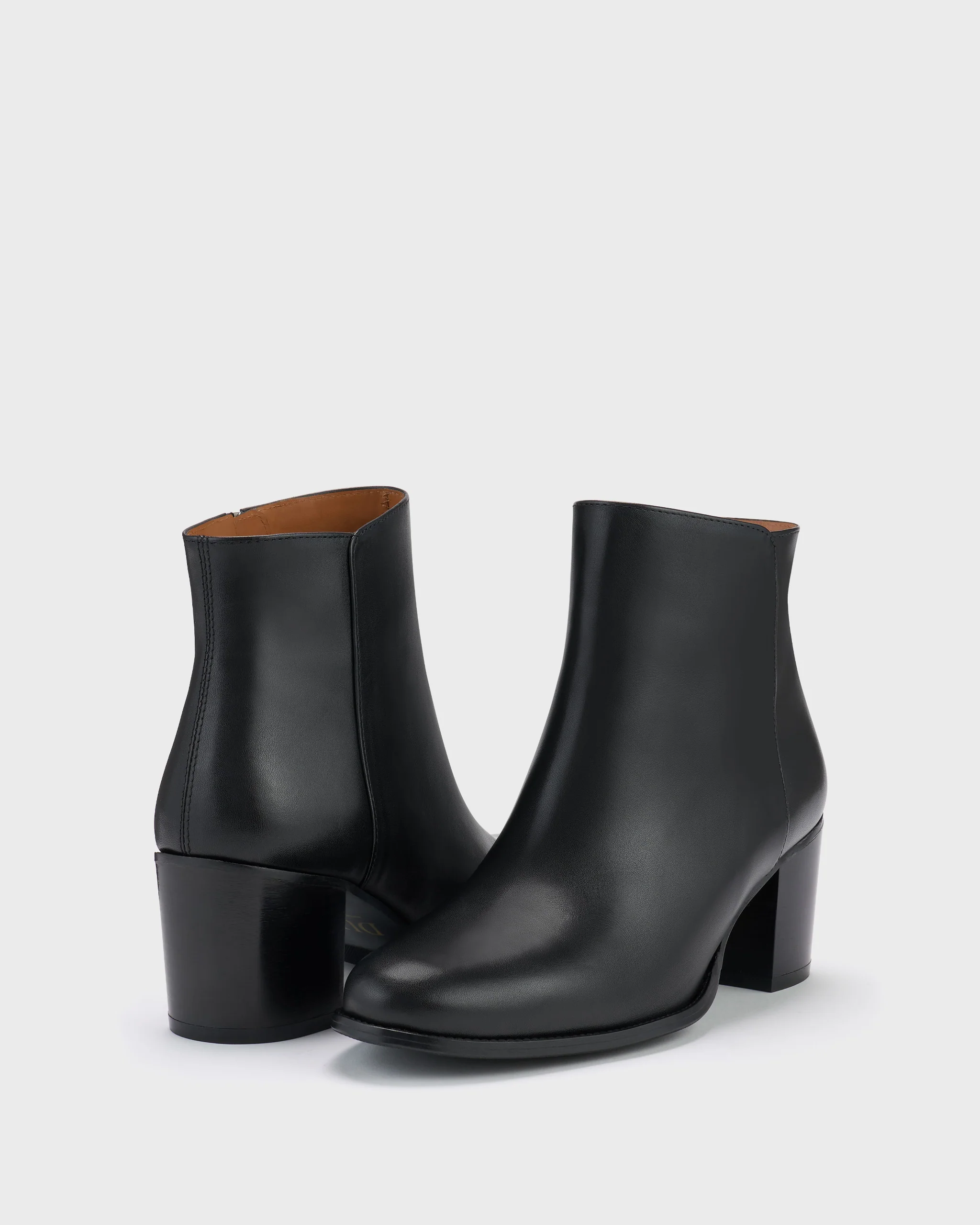 Dalia Ankle Boots in Black Leather - Image 3