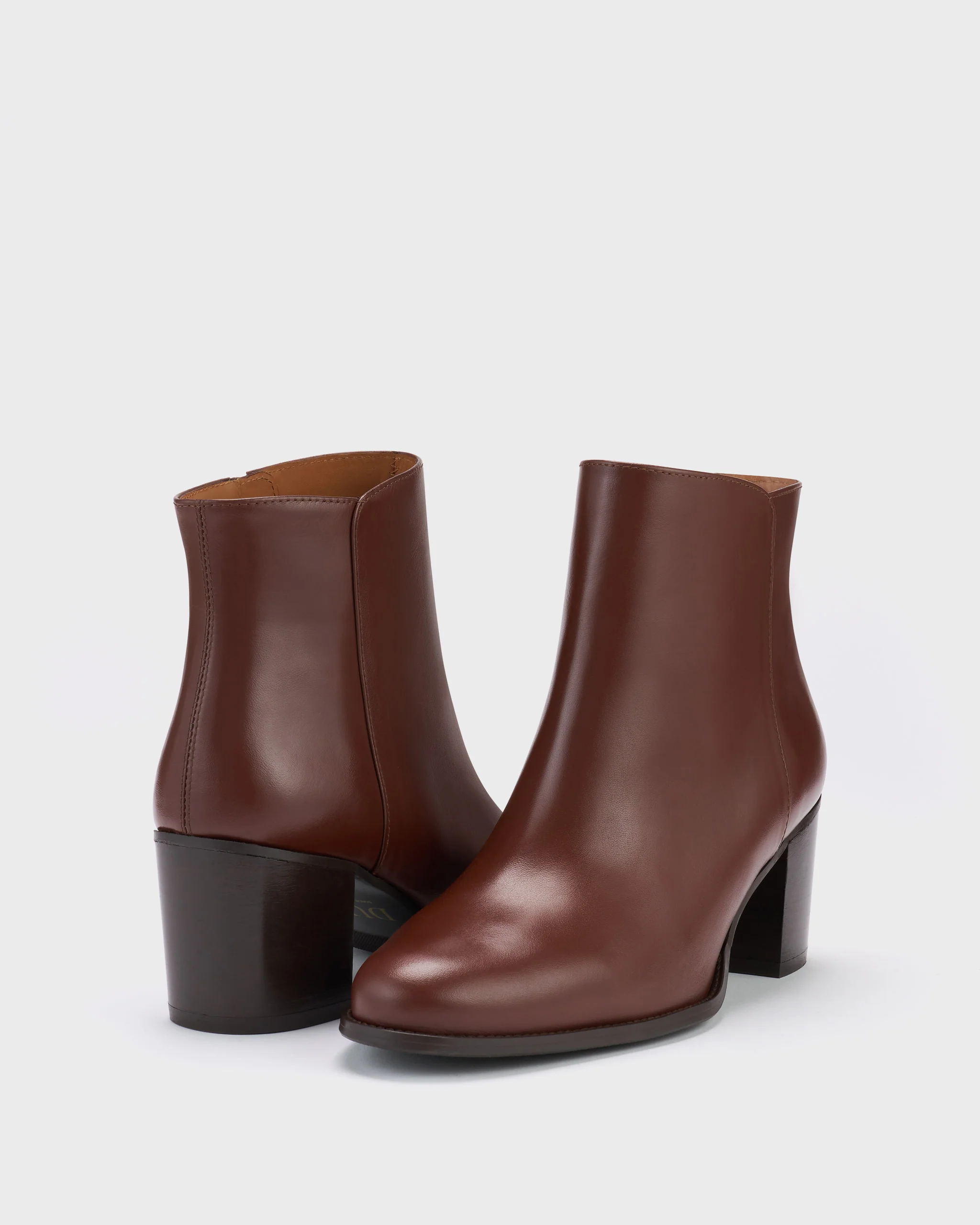 Dalia Ankle Boots in Brown Leather - Image 3